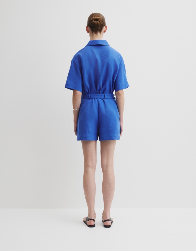 Country Road - Organically Grown Linen Tuck Front Short