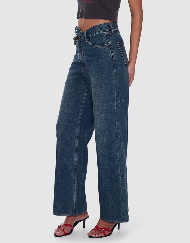 Thrills - Kai Wrap Mid Rise Baggy Jeans
