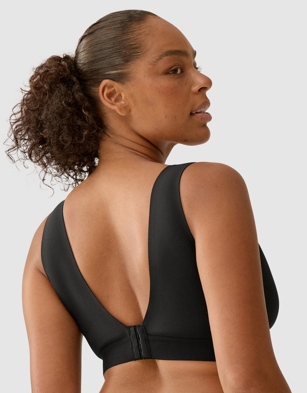 Naturana - Back & Side Smoothing Wirefree Crop Top Bra