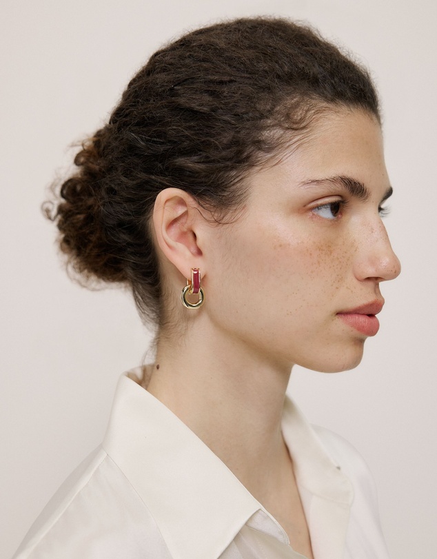 Trenery - Marisol Drop Earrings in Russet