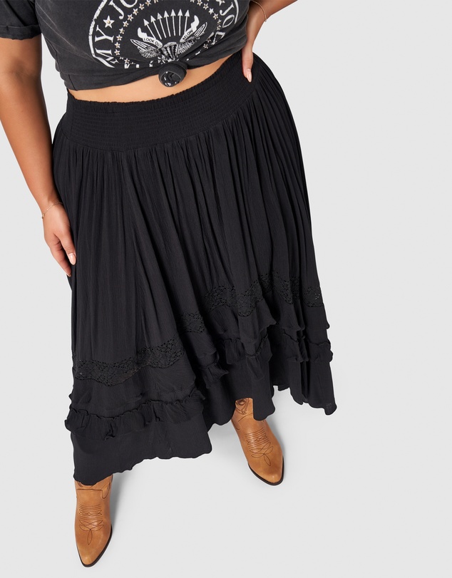 The Poetic Gypsy - Frontier Maxi Skirt
