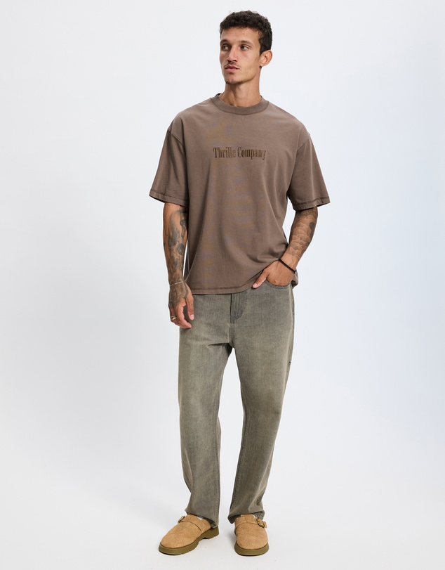 Thrills - Primitive Box Fit Oversize Cropped Tee