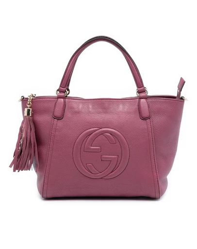 Pre-Loved by Azura Reborn - Pre-Loved Small Pebbled Leather Soho Cellarius Satchel