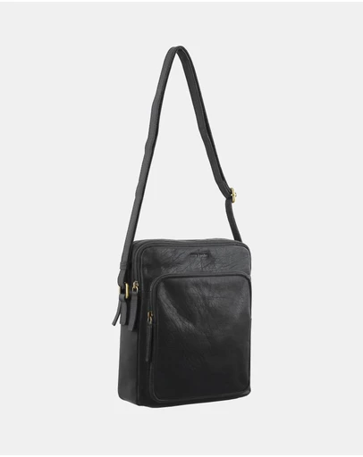 Pierre Cardin - Pierre Cardin Leather Unisex Cross Body Bag