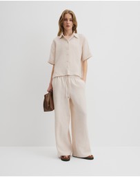 Country Road - Organically Grown Linen Short Sleeve Shirt