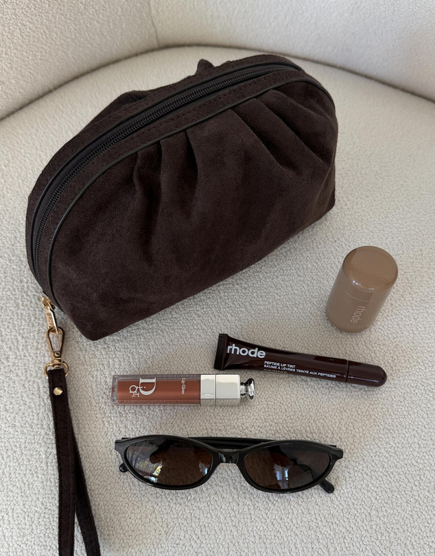 Louenhide - Sarski Suedette Makeup Bag