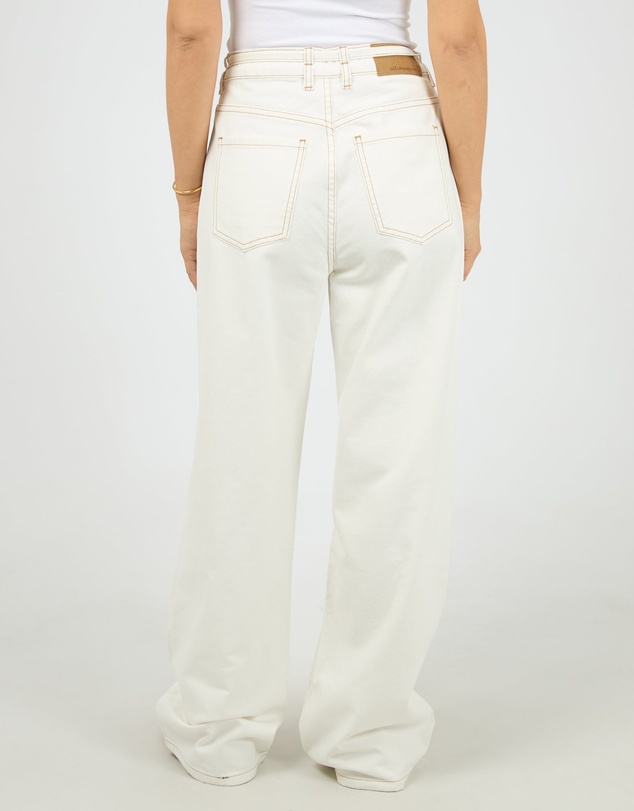 All About Eve - Gia High Rise Baggy Vintage White