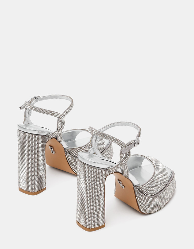Steve Madden - Miliana-RHS rhinestone platform heel