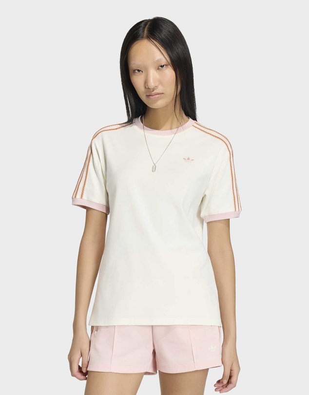 adidas Originals - ADIDAS ORIGINALS SUMMER GLOW ADVANCED THREE STRIPES TEE Womens