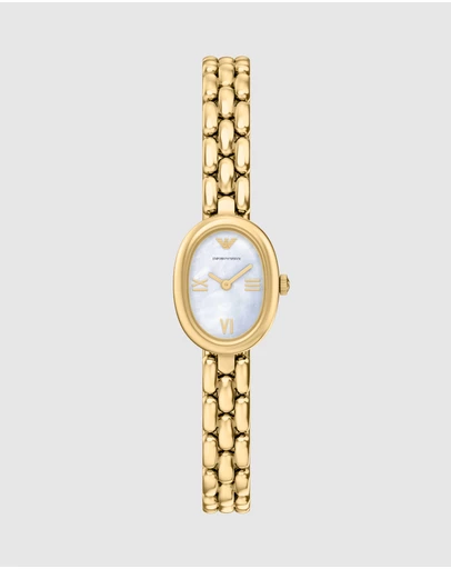 Emporio Armani - Gold Tone Analogue Watch