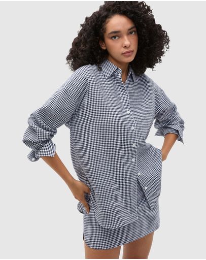 Twilight Blue Gingham