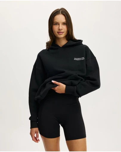 Cotton On Body Active - Plush Premium Graphic Hoodie