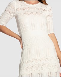 Belle & Bloom - Everbloom Crochet Mini Dress