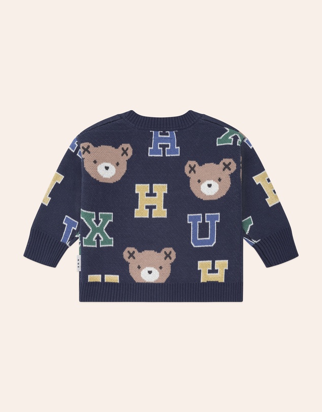 Huxbaby - Varsity Letter Hux Cardigan - Babies-Kids