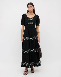 Rixo - Philippa Dress Lilia Embroidery