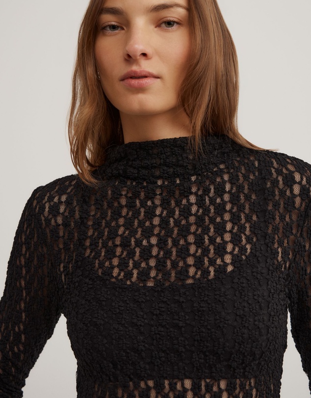 Witchery - Textured Long Sleeve Top