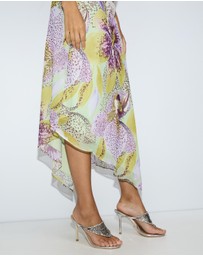 Dazie - Orchid Asymmetrical Midi Dress