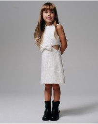 Bardot Junior - Chantelle Boucle Mini Dress - Kids-Teens