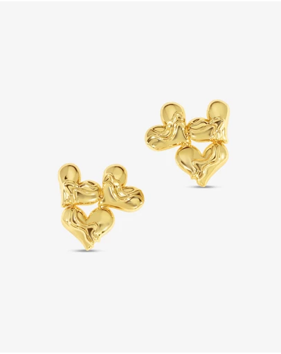 Jackie Mack - Velvet Heart Studs