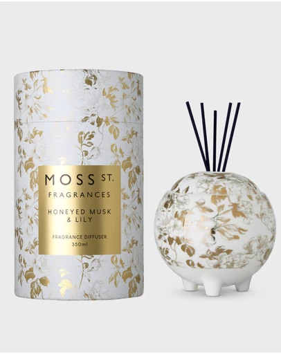 Moss St Fragrances - Honeyed Musk & Lily Large Diffuser 350ml