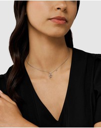 Emporio Armani - Silver Tone Pendant Necklace
