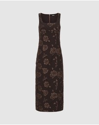 ROTATE - Jacquard Sleeveless Dress