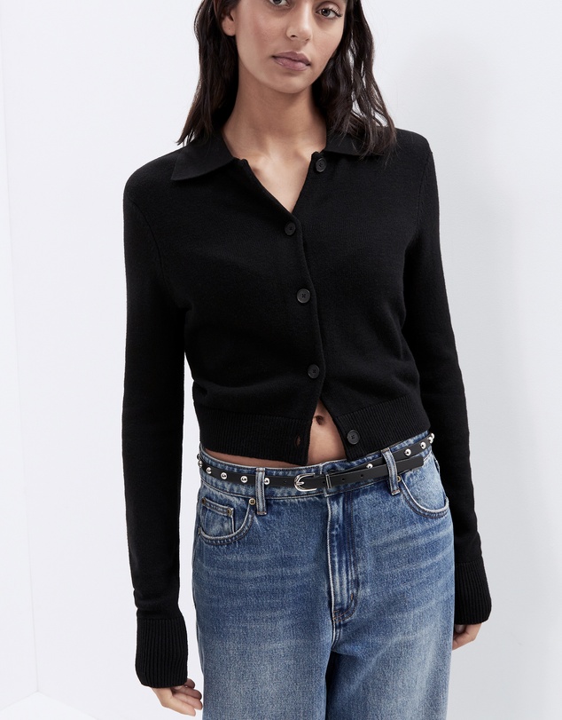 UNISON - Collared Button Through Knit