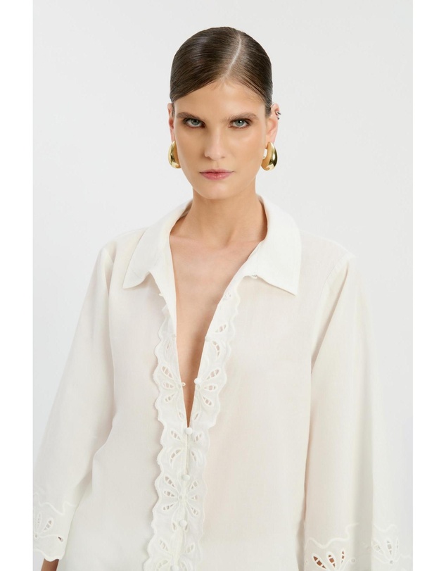 Bardot - Aleria Cotton Shirt With Trim
