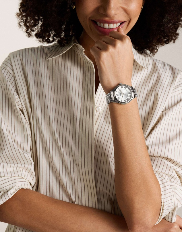 Fossil - Gilmore Silver Tone Analogue Watch