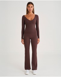 All Fenix - ALLFENIX CloudCore Lite Ruched V-Neck Long Sleeve