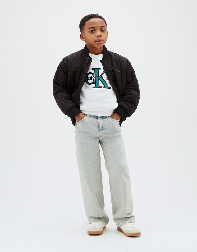 Calvin Klein Jeans - Boys Monologo Terry Sweatshirt