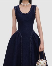 Self Portrait - Boucle Midi Dress