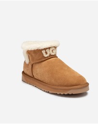 Ozwear Connection Uggs - Ugg Bondi Matelassé Shearling Ultra Mini Boot