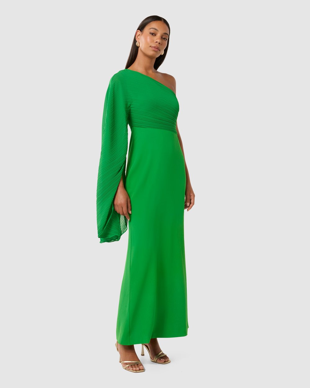 Milly Pleated One Shoulder Dress by Forever New Online | THE ICONIC |  Australia