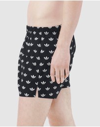adidas Originals - 2 Pack Comfort Core Cotton Icon Woven Boxer Underwear
