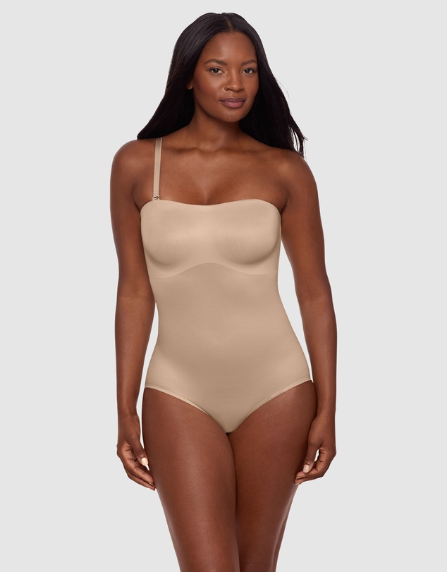 Miraclesuit Shapewear - Show Stopper Wirefree Convertible-to-Strapless Shaping Bodysuit