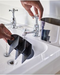Joseph Joseph - EasyStore™ Luxe Large Stainless Steel Toothbrush Caddy