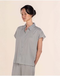 Gingerlilly - Marlie Diamond Print Cotton PJ