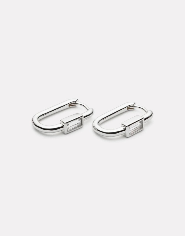 Najo - Skye Silver Cubic Zirconia Earring