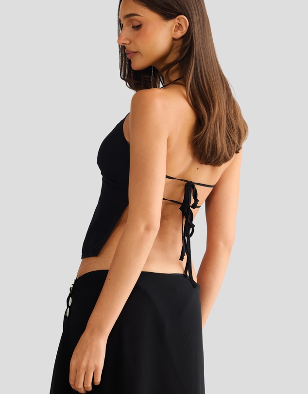 Vacay Swimwear - Aurelia Top Black