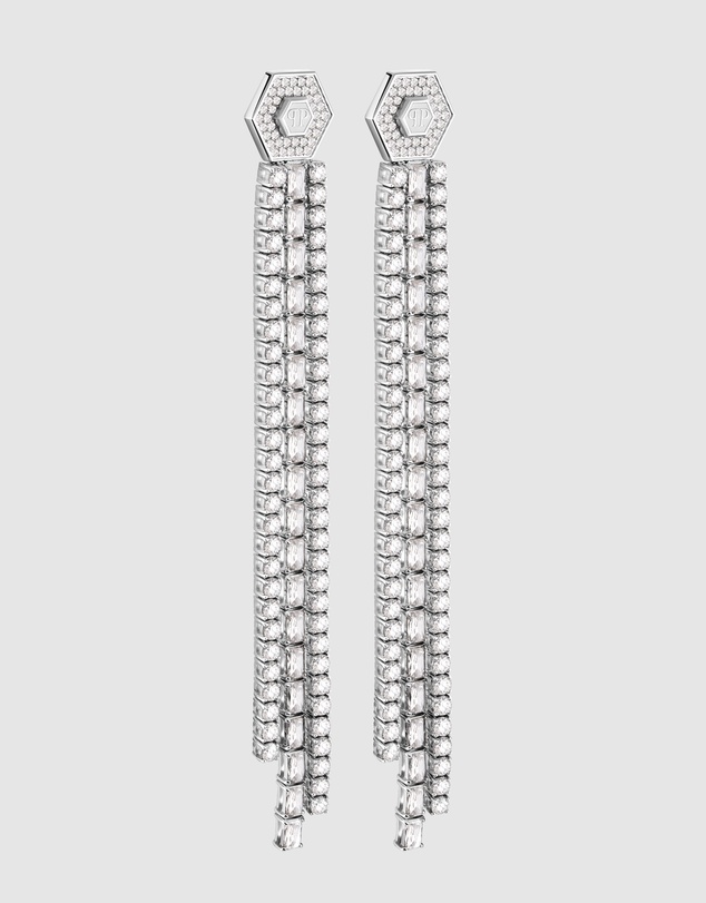 Philipp Plein - Philipp Plein Tennis Royal Silver-Tone Drop Bracelet
