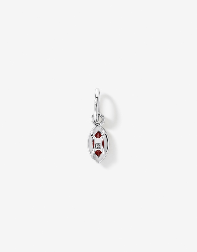 Michael Hill - Marquise-Cut Garnet Pendant in Sterling Silver