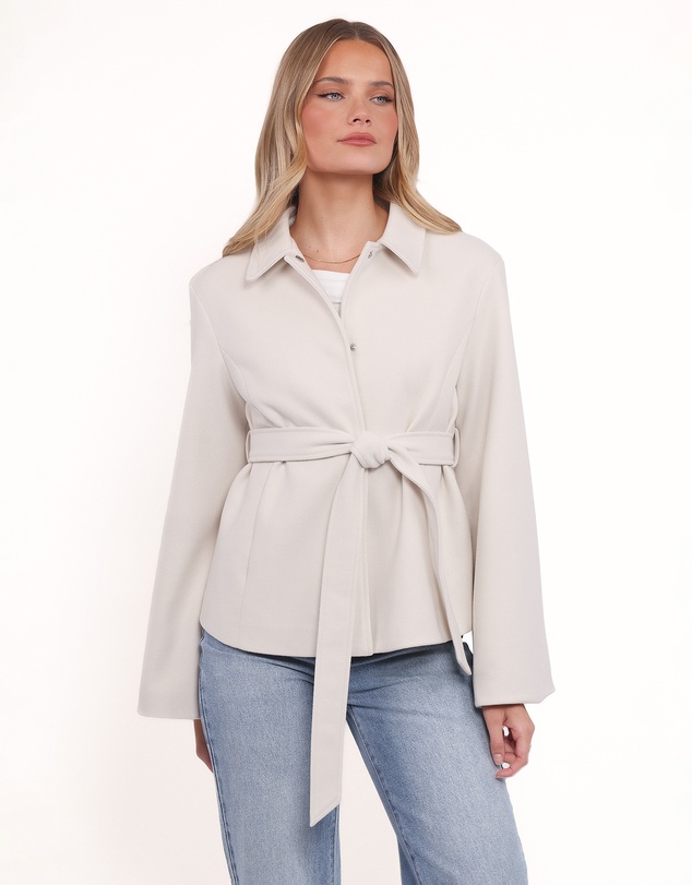 Petal & Pup - Halston Coat - Cream