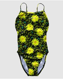 Salty Johnson - Sunflowers Thin Strap One Piece