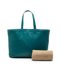 Pre-Loved by Azura Reborn - Pre-Loved Intrecciato Trimmed Nappa Tote