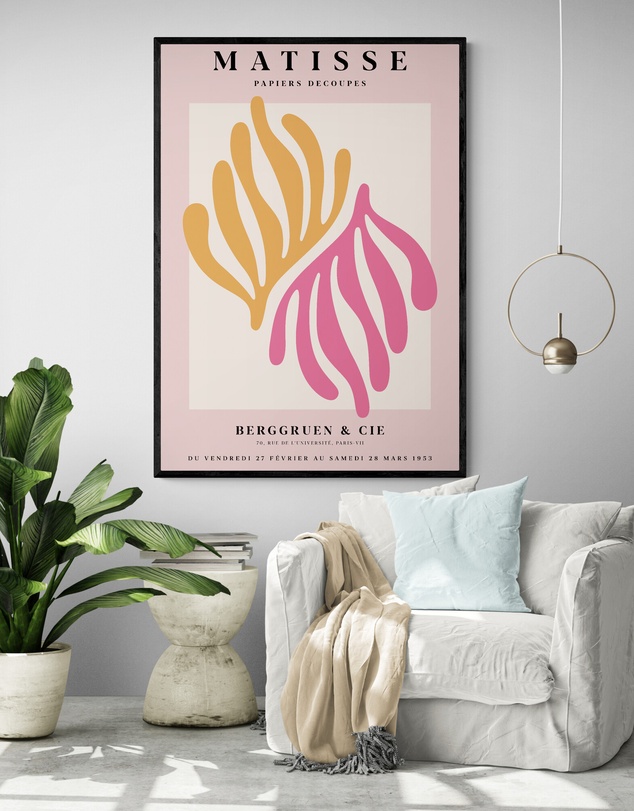 Inka Arthouse - Pink Coral by Henri Matisse Art Print