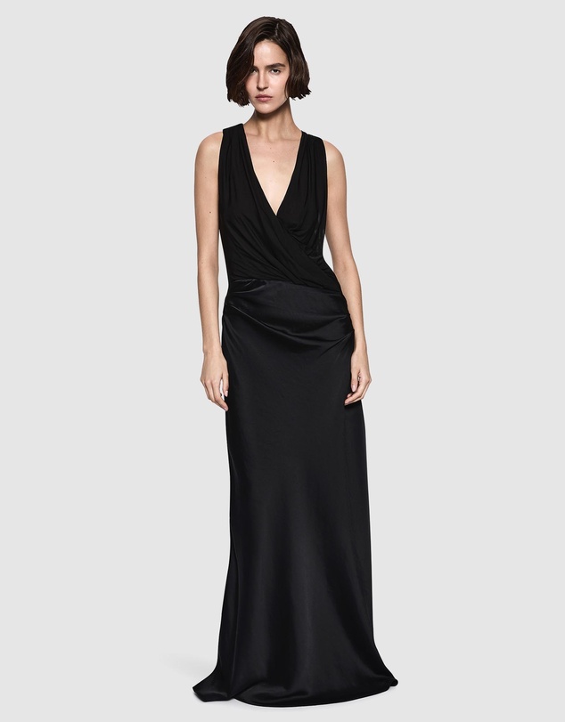 MISHA - Frida Drape Halter Dress