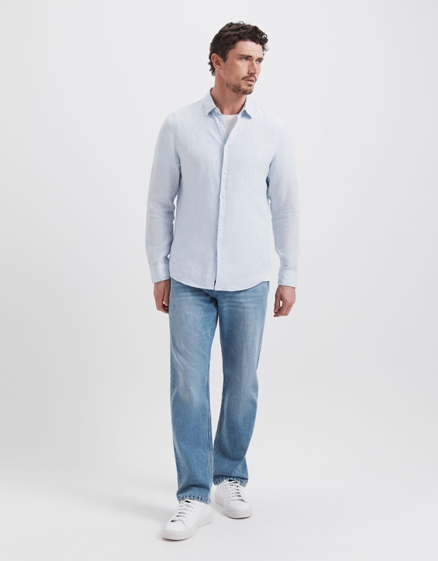 SABA - Anderson Classic Yarn Dyed Linen Shirt