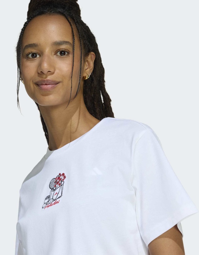 adidas Sportswear - MINI EMBROIDERY GRAPHIC T-SHIRT Womens
