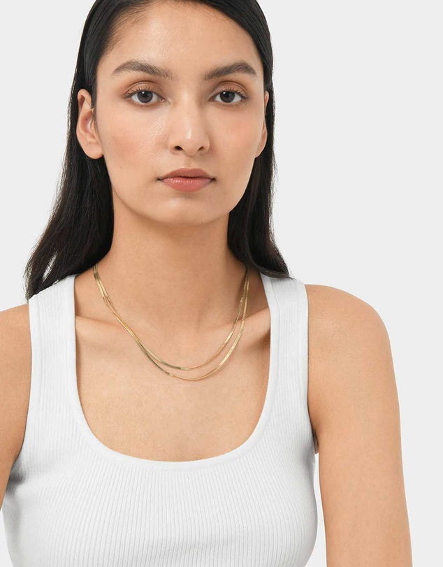 Forcast - Jaylen 16k Gold Plated Necklace